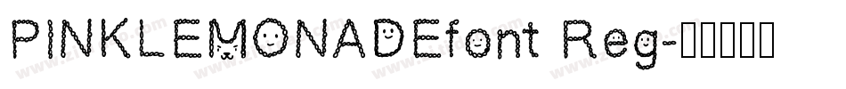 PINKLEMONADEfont Reg字体转换